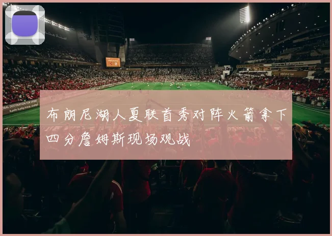 布朗尼湖人夏联首秀对阵火箭拿下四分詹姆斯现场观战